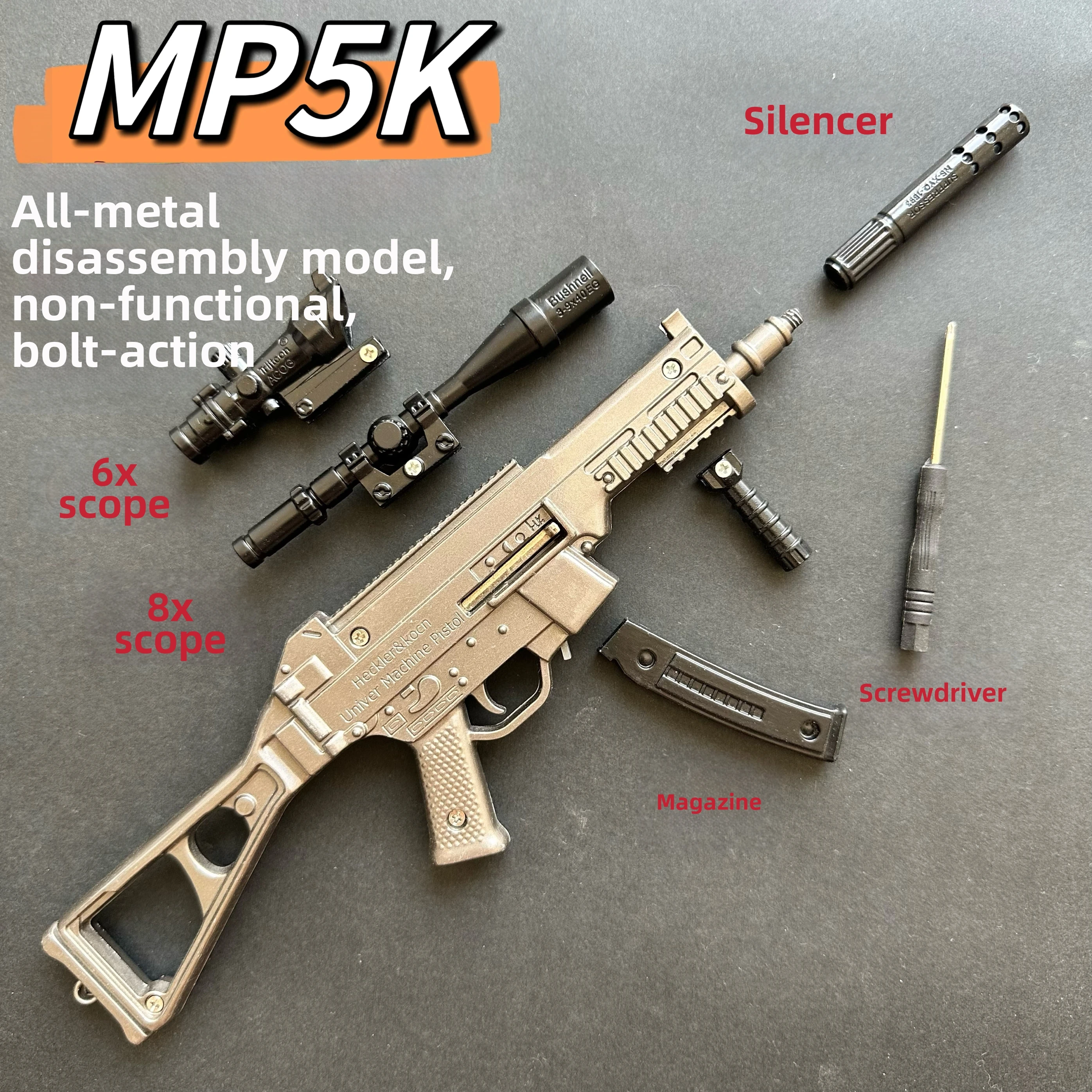 مسدس لعبة معدني كامل 1:3 AWM، مسدس نموذج Ag Delta Force Action and PlayerUnknown's Battlegrounds، للأولاد الصغار، متوفر في المخزون