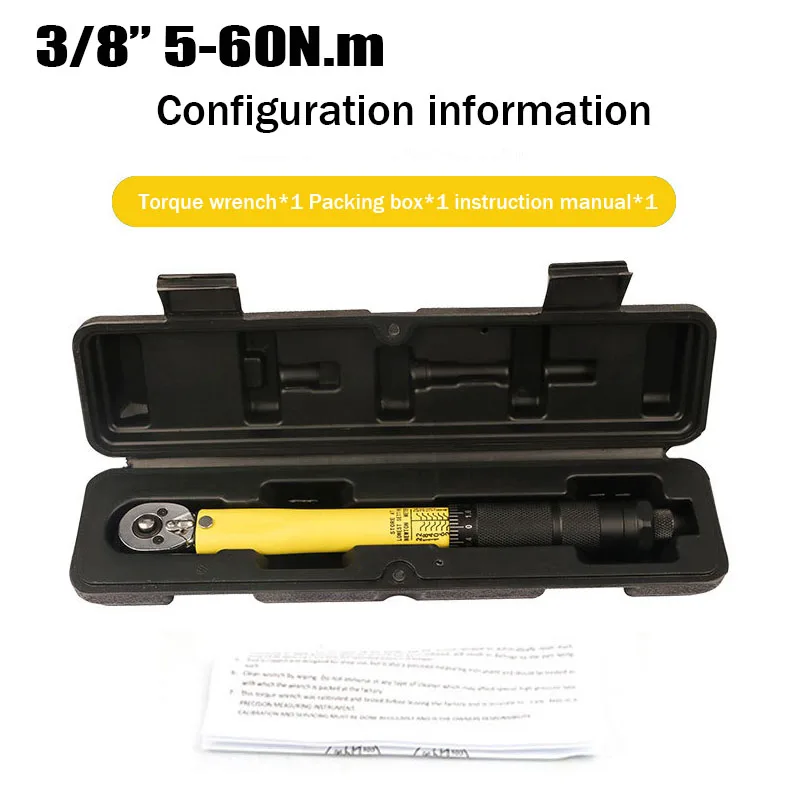 5-60n. m Drehmoments chl üssel 3/8 ''Vierkant antrieb vor eingestellte Fahrrad drehmomente Schlüssel Zwei-Wege-Ratsche Auto Fahrrad Auto Handwerkzeuge – Detail 18