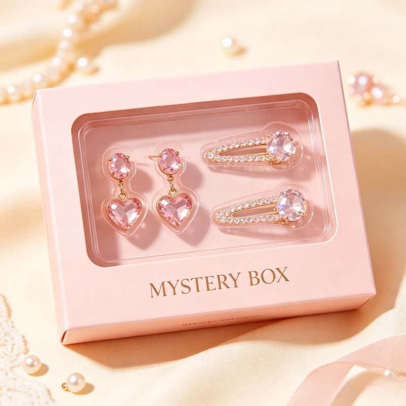 Random 1/10/30/50 Pieces Unique Jewelry Pack Necklace Earrings Rings Small Bracelets Women Distinctive Gift