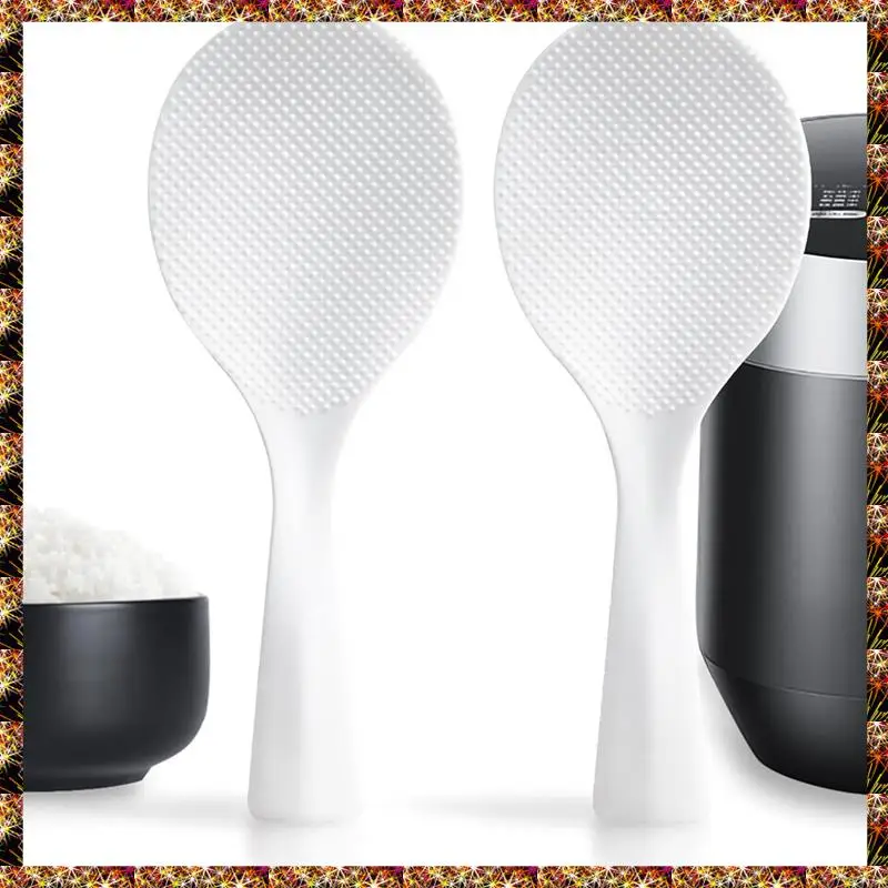 Rice Paddle Non Stick Standing Rice Spoon Spatula Heat Resistant Rice Cooker Spoon