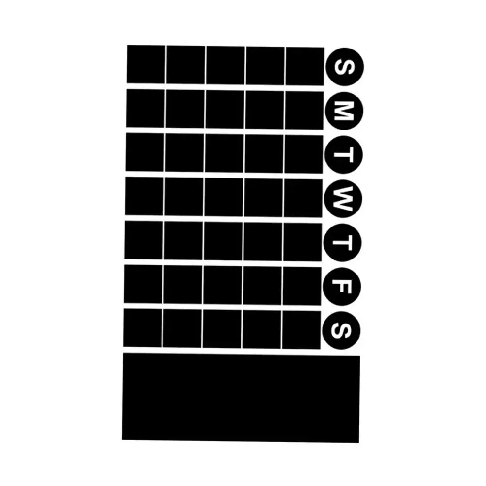 Pvc Blackboard Wall Sticker Reusable Planner Notes Self Adhesive Chalkboard Stickers Home Office Decor Calendar Design