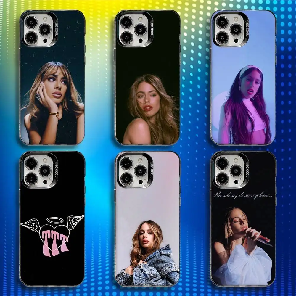 

T-Tini S-Stoessel Singer Phone Case For iPhone 16,15,14,13,12,11,Mini,Pro,SE,MAX White Matte Shockproof Cover