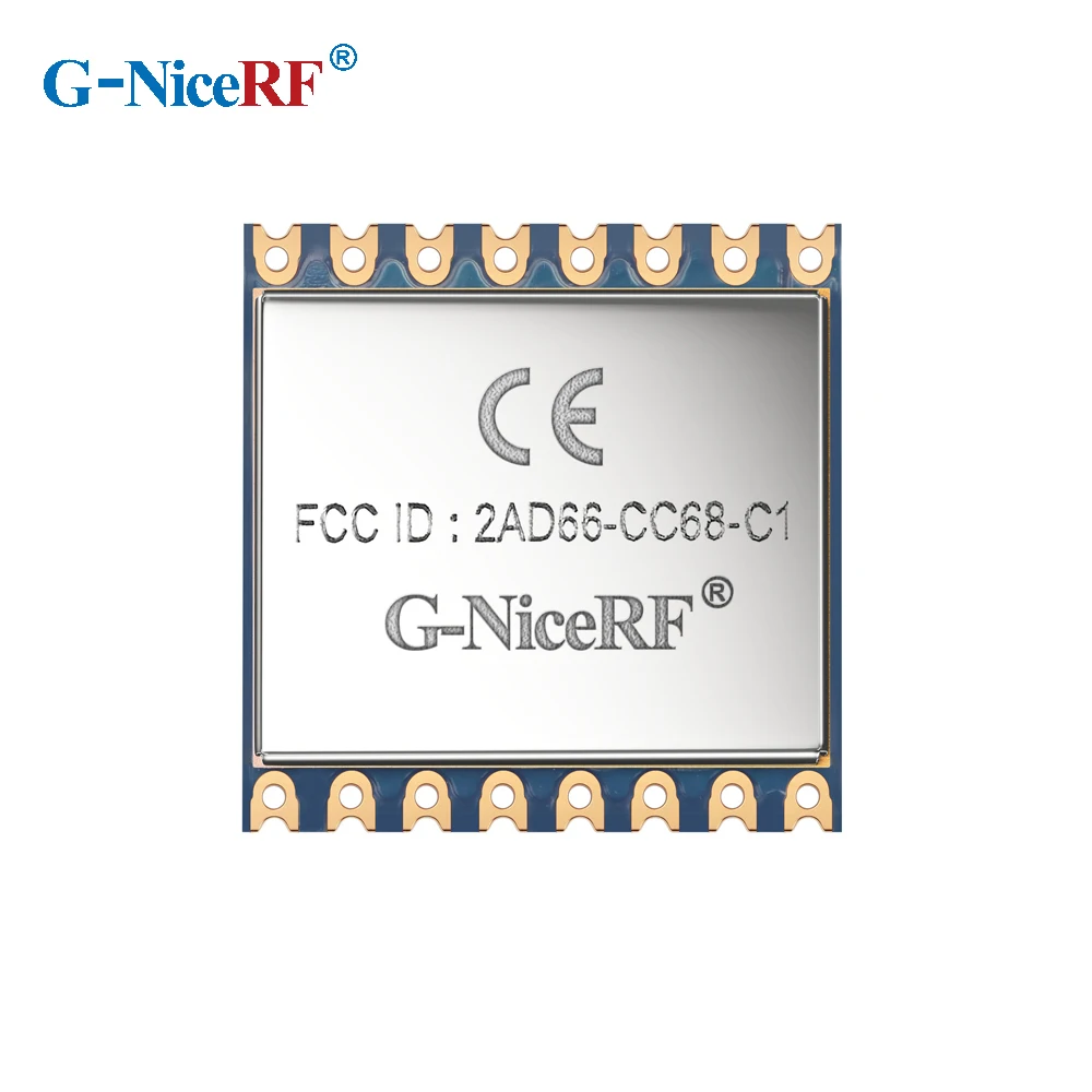 

2PCS/Lot G-NiceRF CC68-C1 FCC approved Low Price SPI Port 160mW 5KM Long Distance range 915mhz LLCC68 LoRa Module