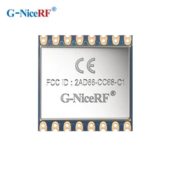 2PCS/Lot G-NiceRF CC68-C1 FCC approved Low Price SPI Port 160mW 5KM Long Distance range 915mhz LLCC68 LoRa Module