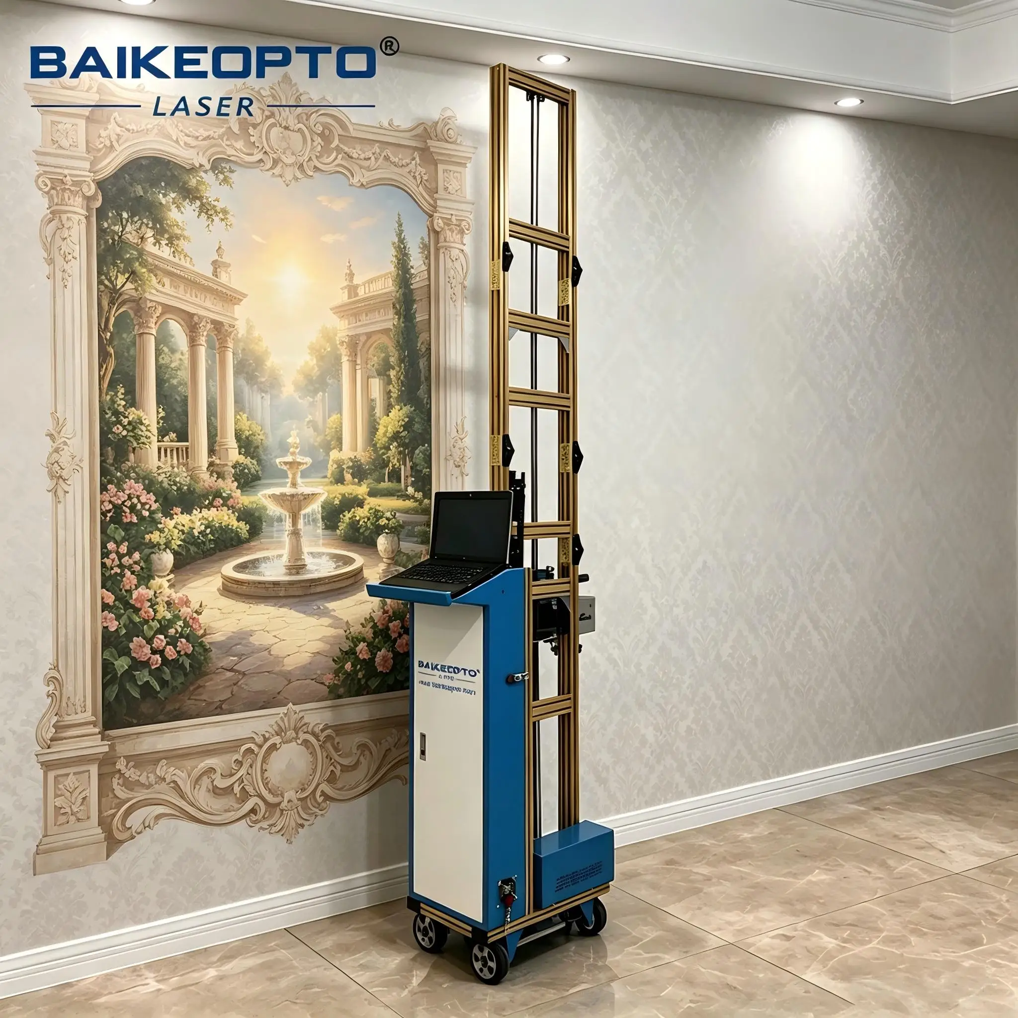 Budget‑Friendly Quick‑Dry 3D UV Wall Printer, Low‑Cost Wall Printing Machine for Home Decor Projects with High Profit Potential