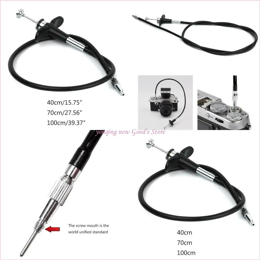 57QA Mechanical Locking Camera Shutter Release Cable with B-lock for Digital Cameras