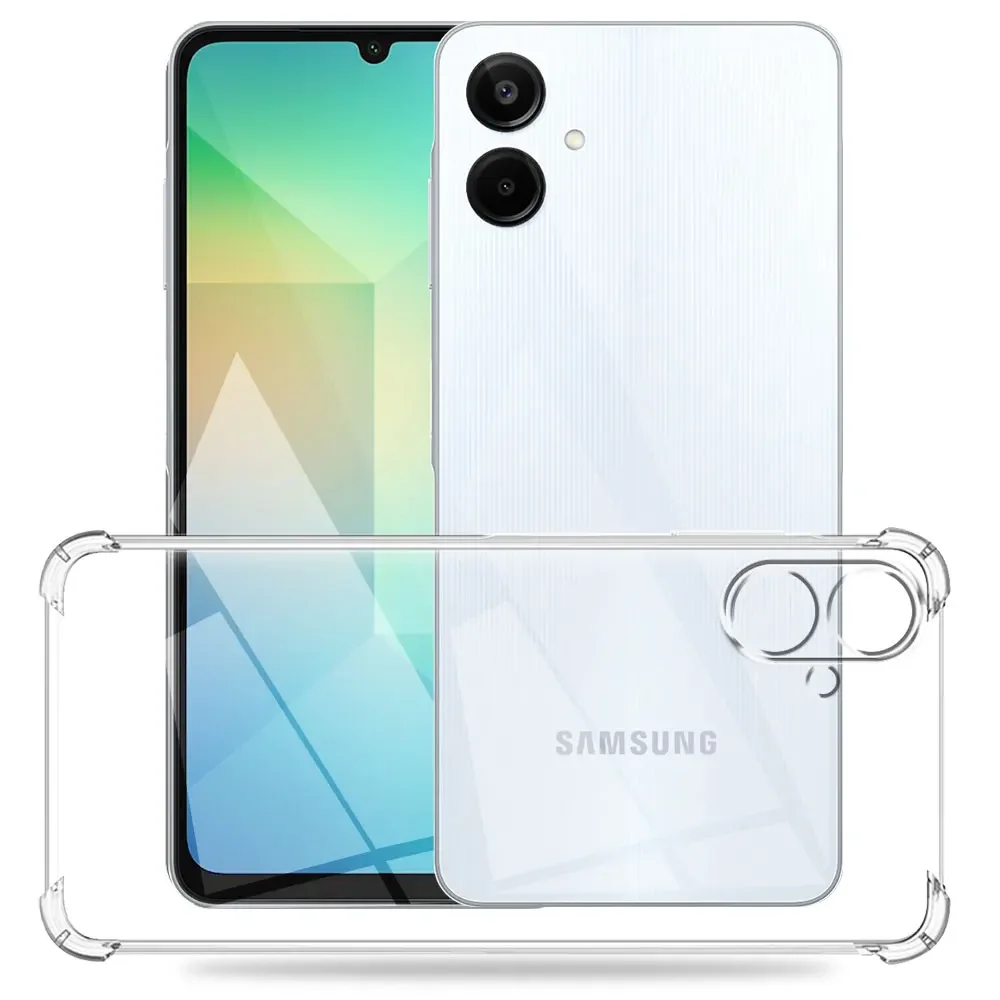 For Samsung A06 Case Soft Silicone Cover For Samsung Galaxy A06 Phone Case for Samsung A065F Clear Shockproof Airbag TPU Coque