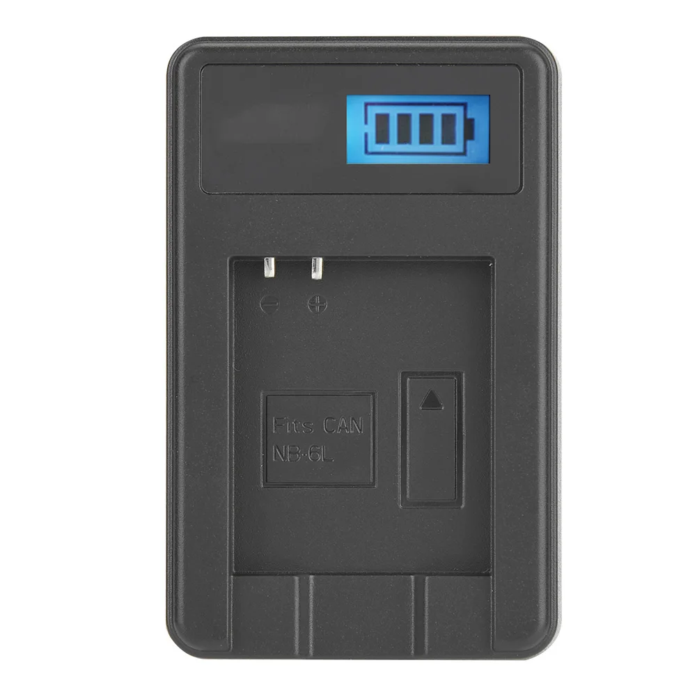 Universal NB-6L Single Slot USB Battery Charger Stable Fast Charging Portable for Canon SX710 SX610 SX520 SX700 SX600 D30 SX500