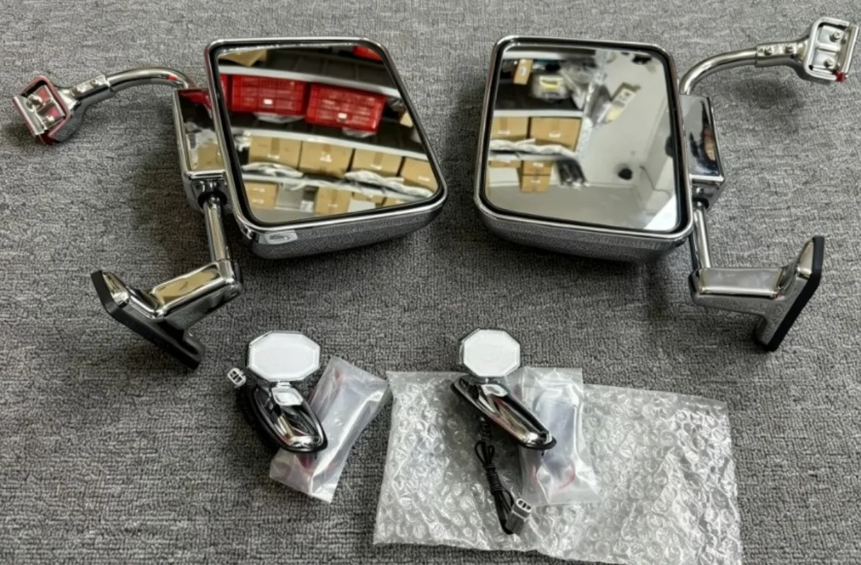 Car Rear‑view Side Mirror, Replacement Mirror Assembly Fit for Y60 YB2030 Off‑road Vehicle