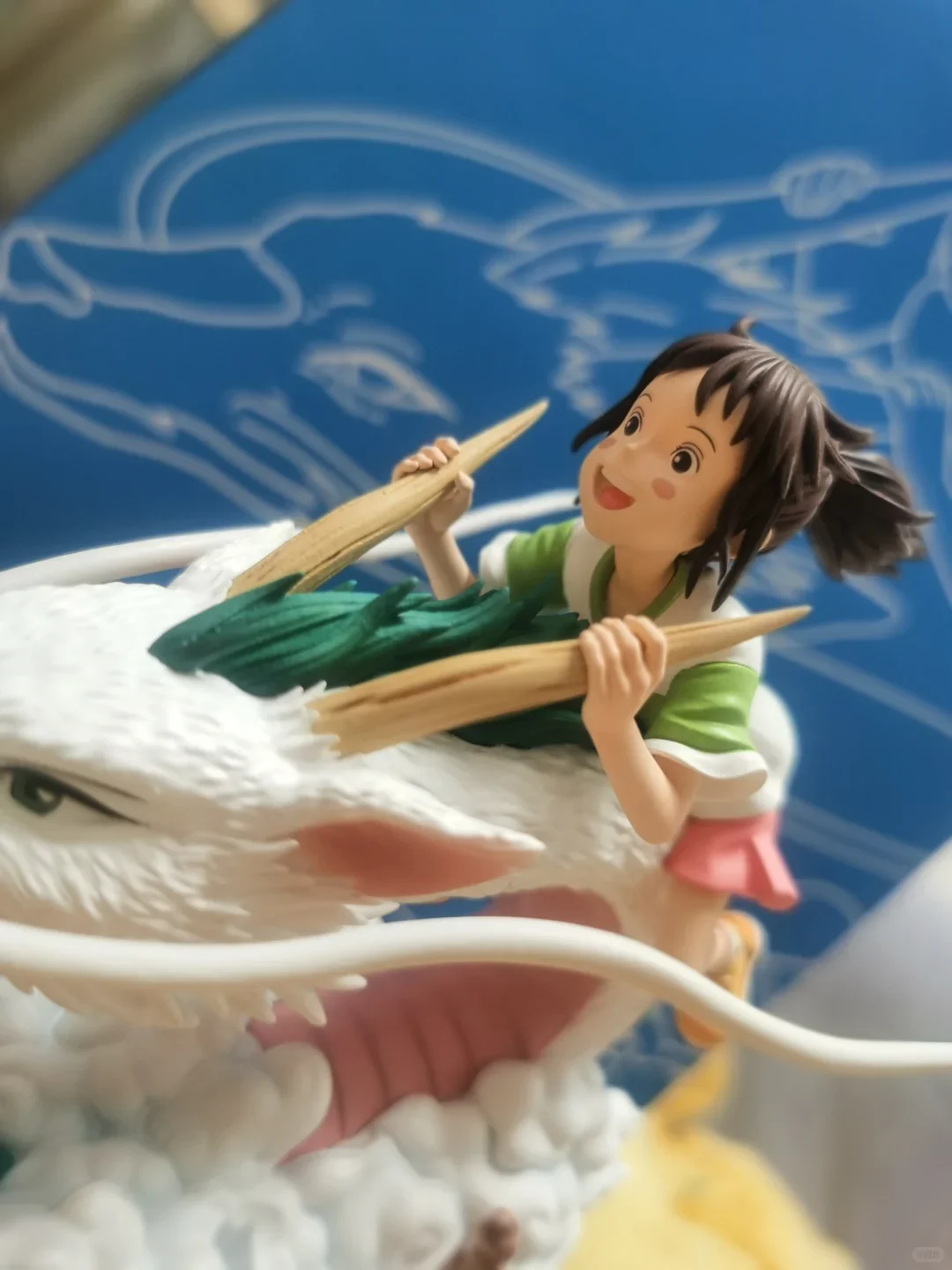 

Новая анимационная периферийная модель фильма, маленький белый дракон Gk, ручная работа, аниме, мультфильм, украшение для рабочего стола, подарок-сюрприз