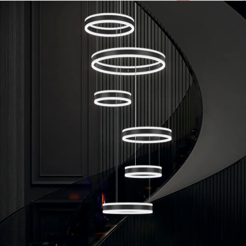 

SGROW Nordic home rings Chandeliers for dining room pendant lights for living room hanging lamps for ceiling Light indoor light