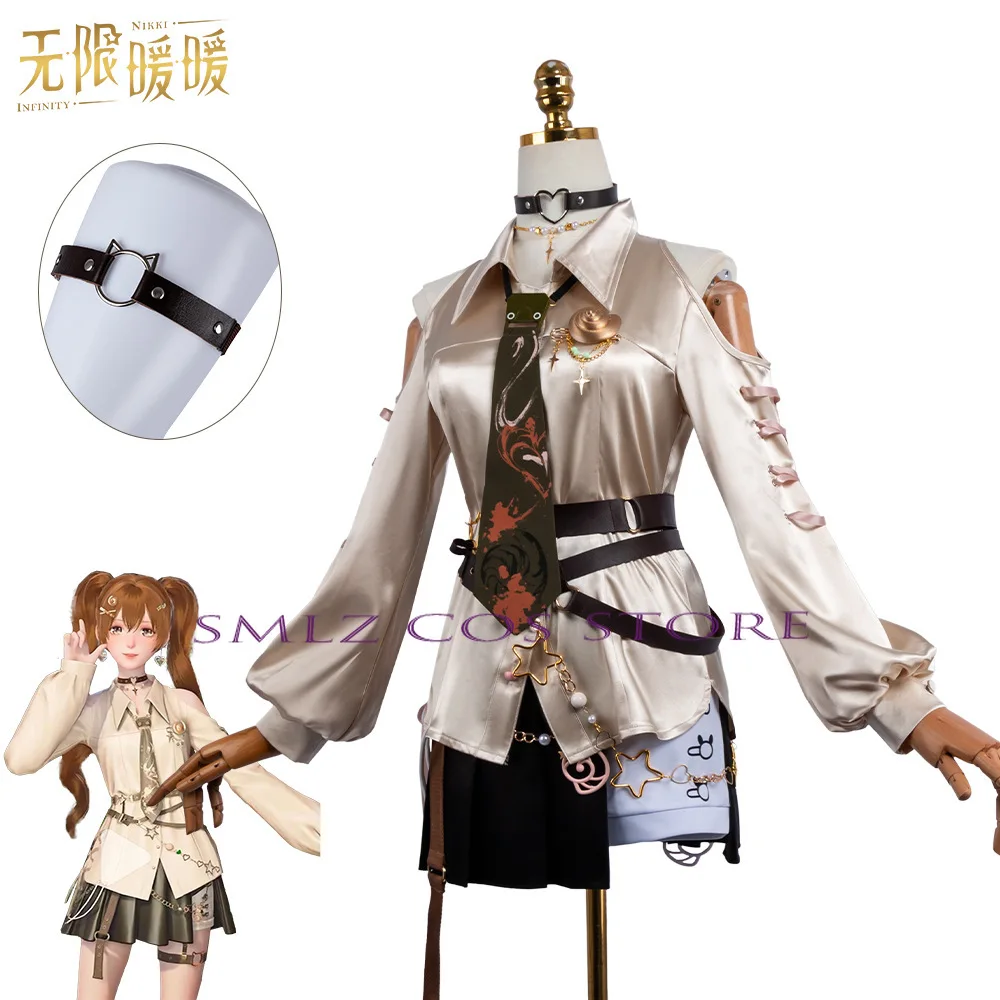 Itzan Cosplay Game Nikki Cosplay Infinity Cosplay Costume Woman Top Skirt Wig Set Halloween Party Outfits for Women  view 2