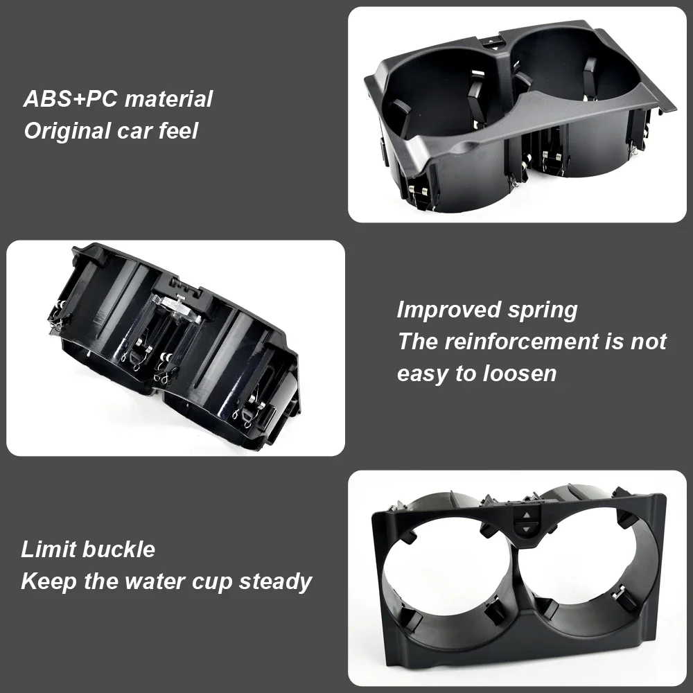 

Car Front Center Console Water Cup Holder Insert Frame For Mercedes Benz W212 E-Class 2010-2013 A2126800110 2126800110