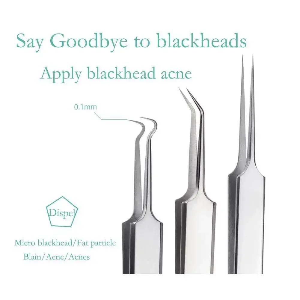 Ultra-fine CELL สิว Blackhead คลิปแหนบ Beauty Salon Scraping & ปิด Artifact เข็มสิวเครื่องมือความงาม-สุขภาพ