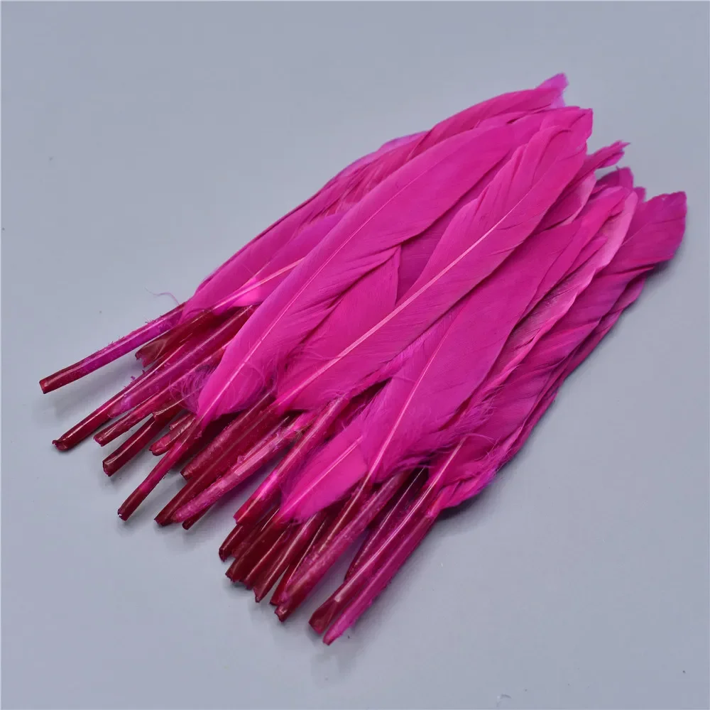 Natürliche rote Entenfedern, lose, 10–15 cm/4–6 Zoll, Entenfedern für Bastelarbeiten, DIY-Schmuck, Accessoires, Dekoration, Federn. – Detail 22