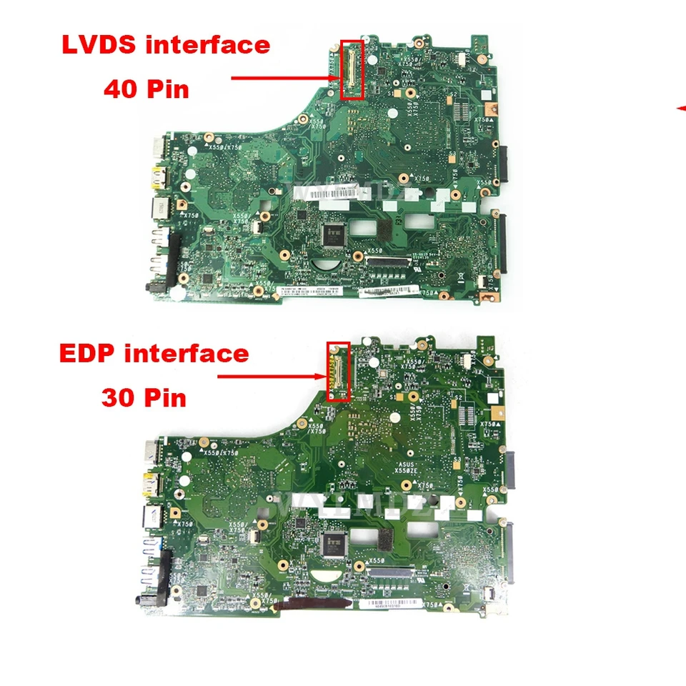 ASUS X550ZE Laptop Motherboard with A8-7200 CPU