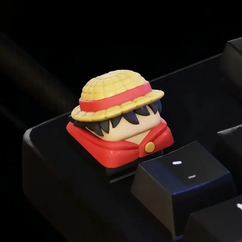 One Piece Anime Periphery Monkey·D·Luffy Three-dimensional Cartoon Character Mechanical Keyboard Cap Shanks Keycap Sanji Gift