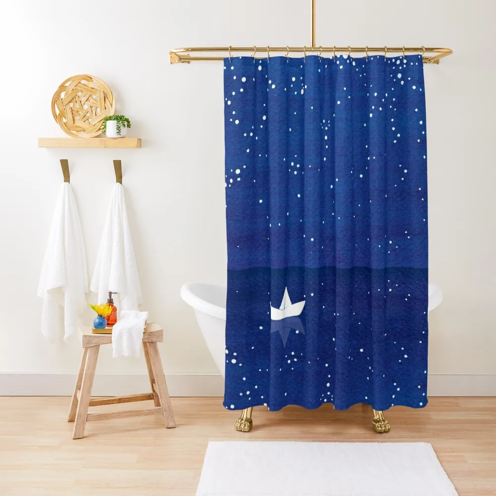 

Zen sailing Shower Curtain Anime Shower Waterproof Fabric Shower Curtain