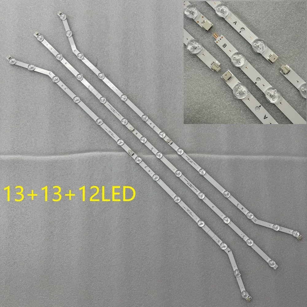 

3pcs/set LED Strip For Samsung UE40EH5000 UE40EH5450 UE40EH5040 UE40EH5300 D3GE-400SMA 400SMB-R2 R1 BN96-28766A 28767A