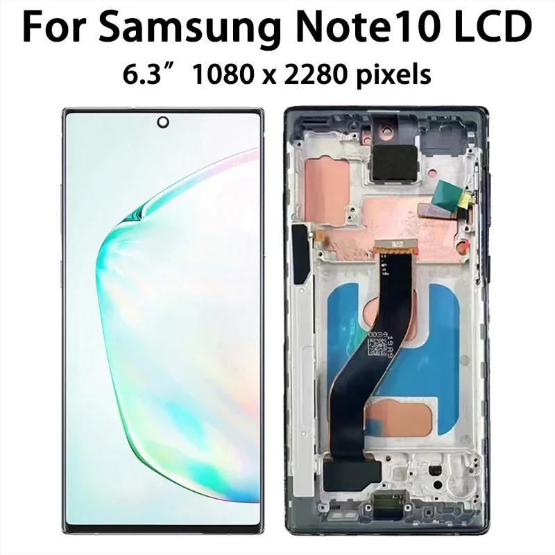 Jakość TFT Nowy wyświetlacz do Samsung Note10 Wyświetlacz z ekranem dotykowym Digitizer do Samsung Note 10 N970 N970F N970FDS N9700 LCD — zdjęcie produktu 4
