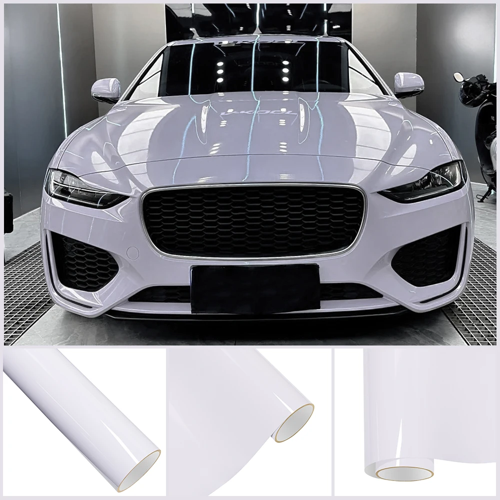 

Crystal Glossy StellalLou Purple PET Wrap Vinyl Film Car Whole Body Protective Cover Sticker Color Decal Auto Tuning Accessories