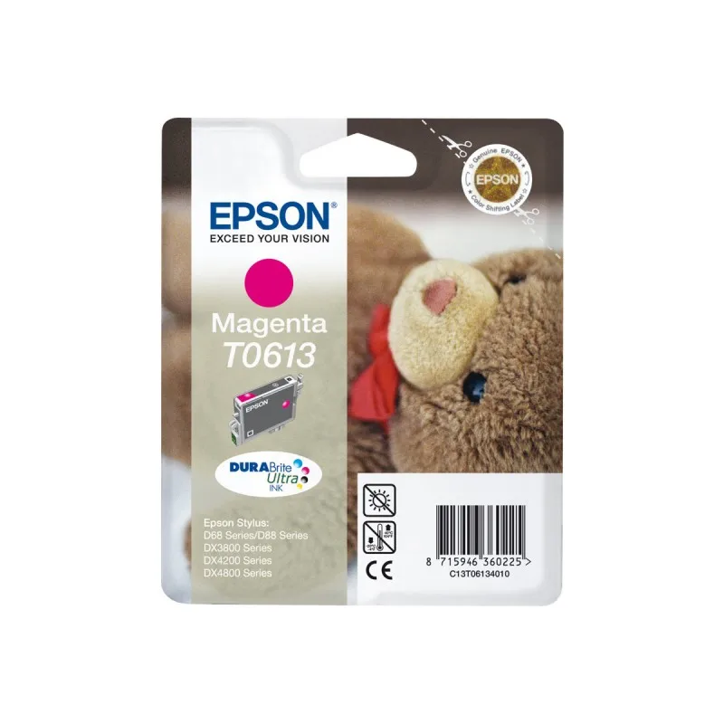 Epson T0613 Magenta Original ink cartridge-C13T06134010 T0613 tintasycartuchos.com