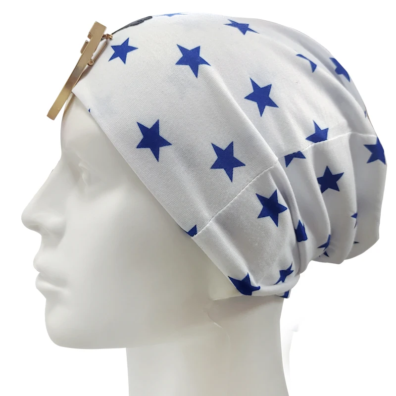 JoJo's Bizarre Adventure Cosplay Johnny Joestar Hat Meantal Horseshoe Star Printed Scarf Multifunction