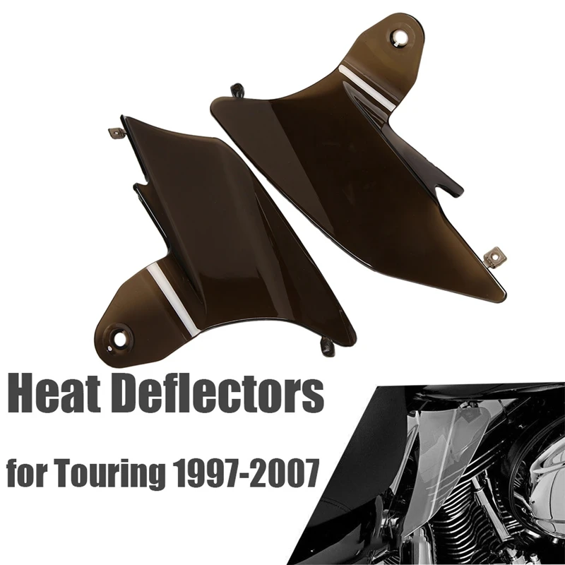 Motorcycle Saddle Heat Shield Mid-Frame Air Heat Deflector For Touring 1997-2007 Accessories