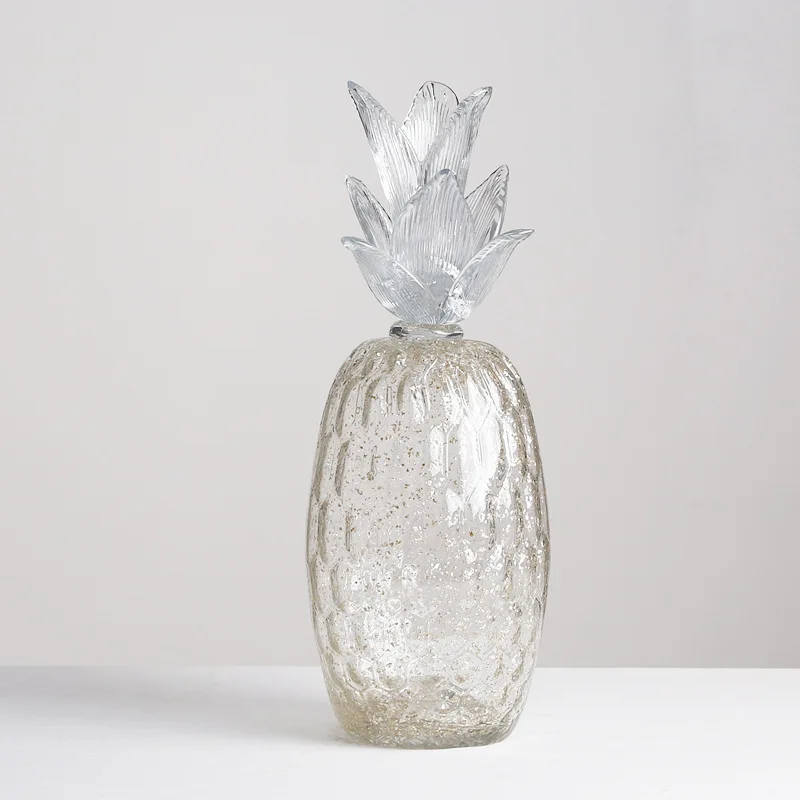 

Creative light luxury Nordic simple handmade glass pineapple furniture exhibition hall home decoration ornaments