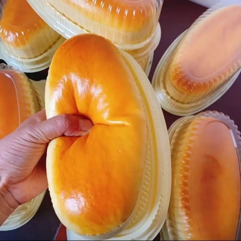 Simulated Simulated Cheese Cake Squeeze Toy Prank Decoration Slow Rising Bread Squishy Toy Soft Elastic Oversized