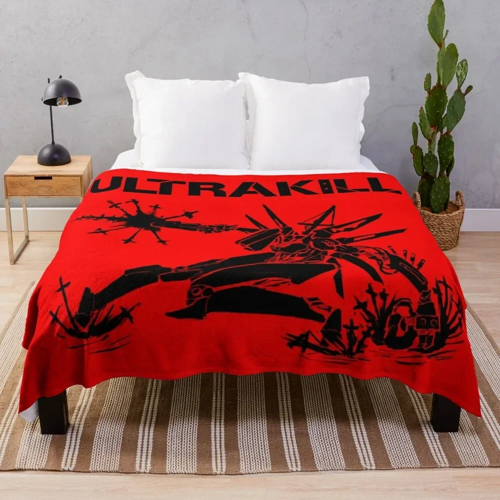 Ultrakill Throw Blanket Luxury Brand For Sofa Thin Moving Blankets