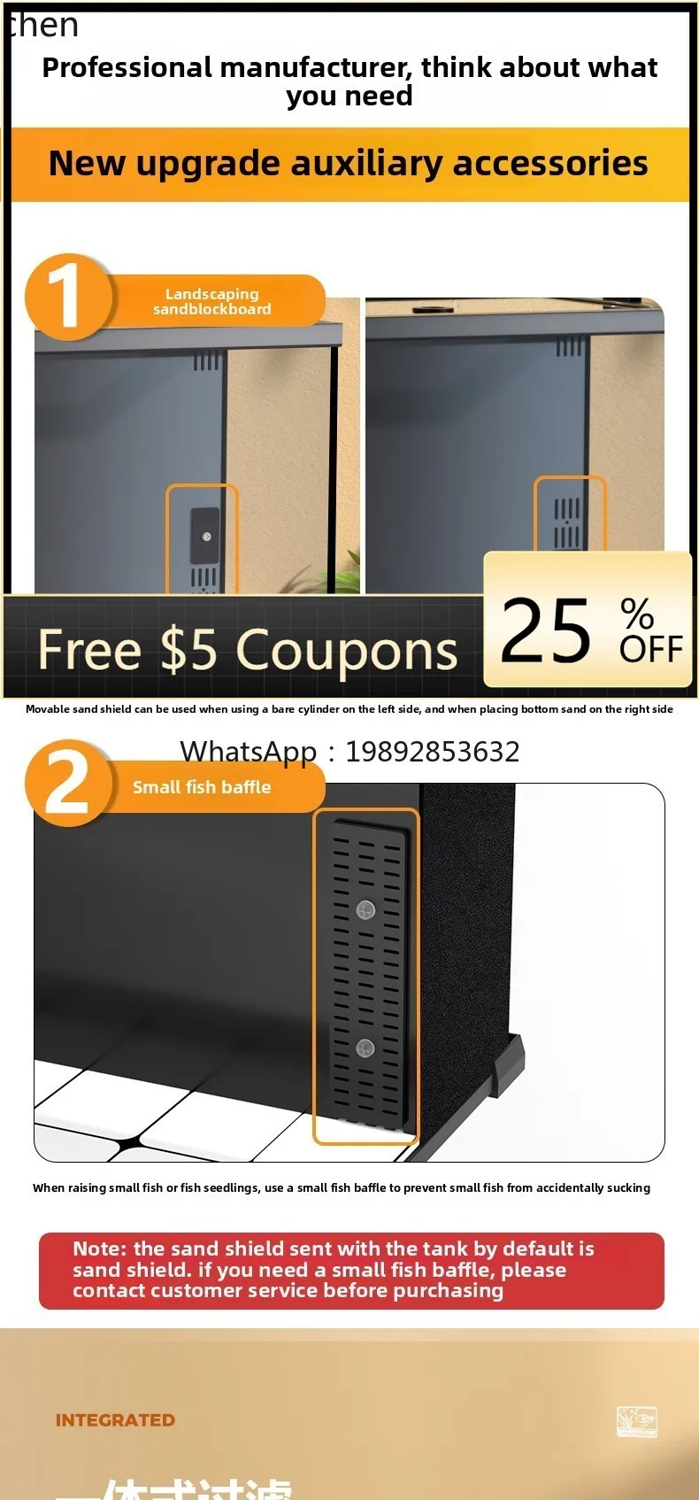 

small living room new home desktop ultra-white glass back filter water-free landscaping ecological goldfish tank