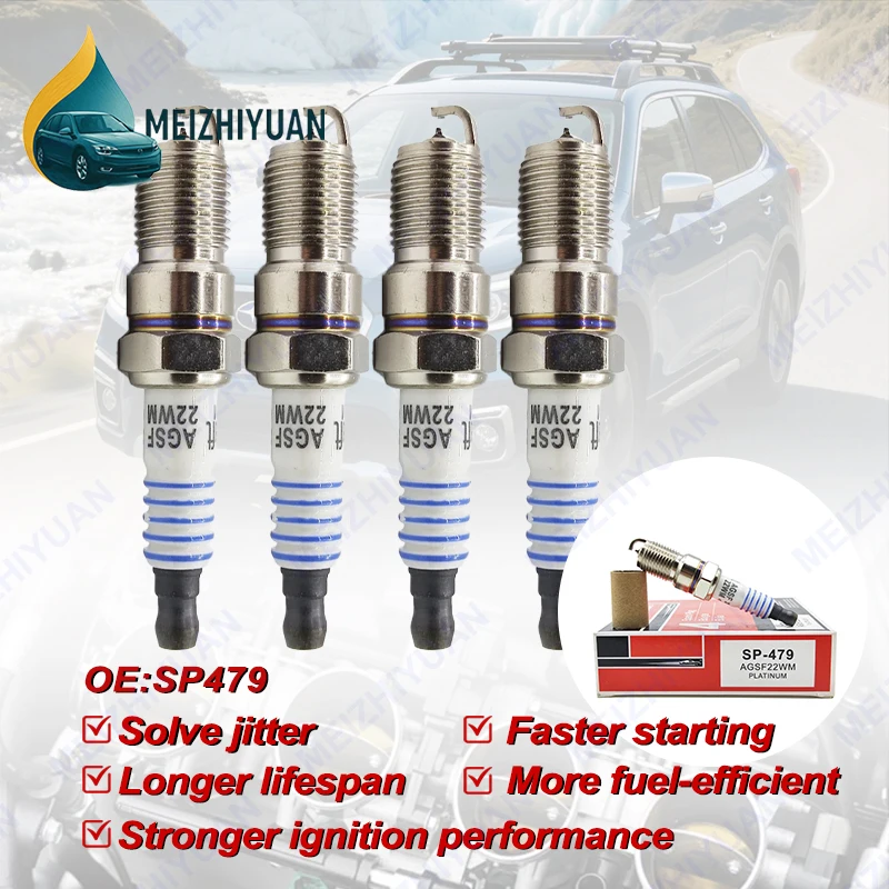 

4/8 шт. SP-479 AGSF22WM платиновые свечи зажигания для Ford Lincoln Mazda Peugeot Excursion Panoz Expedition SP479 AGSF-22-WM