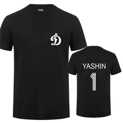 New Fashion Lev Yashin T Shirts Tops Men Short Sleeve Cotton Man DYNAMO MOSCOW T-shirt Summer Tee Fashion Crew Neck Mens Tops