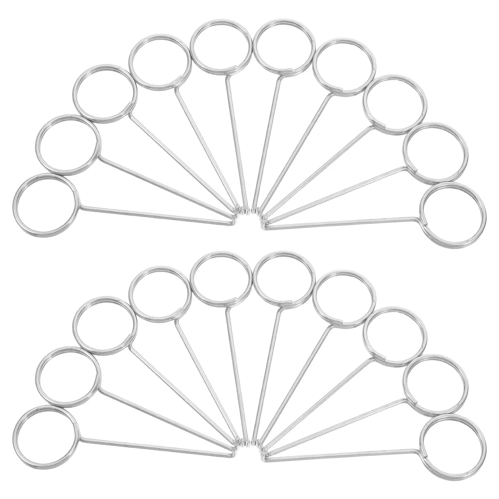 

50Pcs Stainless Steel Drain Lifting Hook Robust Shower Drain Tool for Quick Unclogging Efficient Bathroom Cleaning with