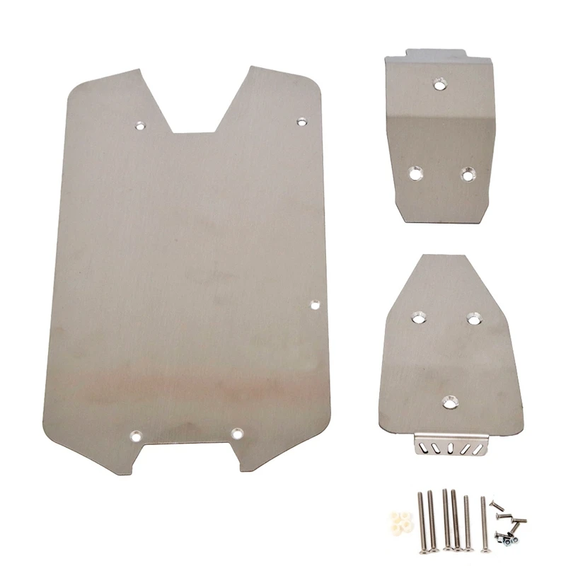 

Metal Stainless Steel Chassis Armor Skid Plate For Arrma 1/10 Granite Senton Big Rock Vorteks Typhon Upgrade Parts