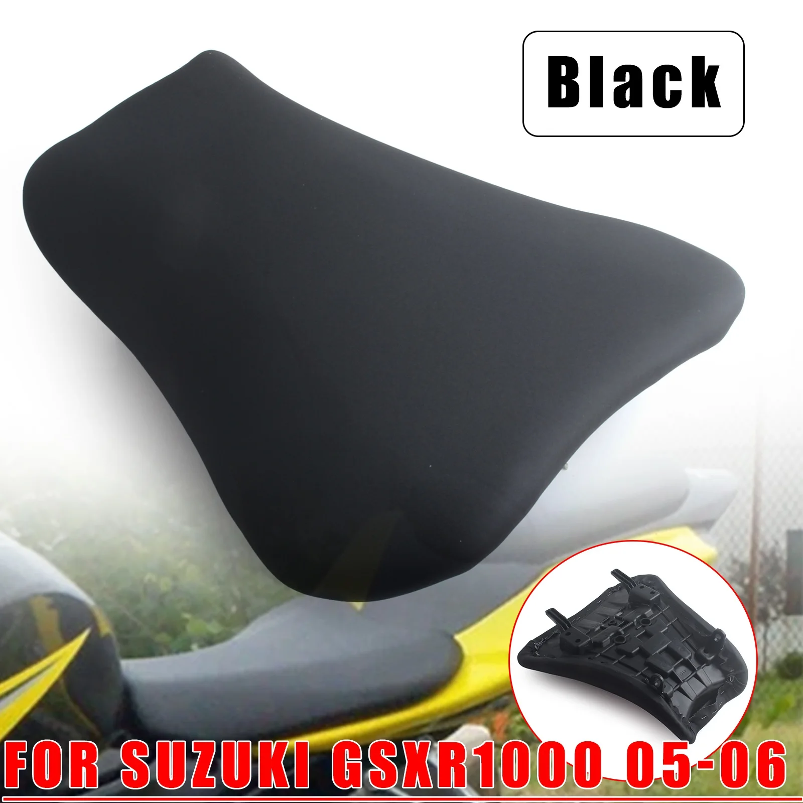 Motorcycle Front Rider Driver Seat Saddle For SUZUKI GSXR1000 2005-2006 2