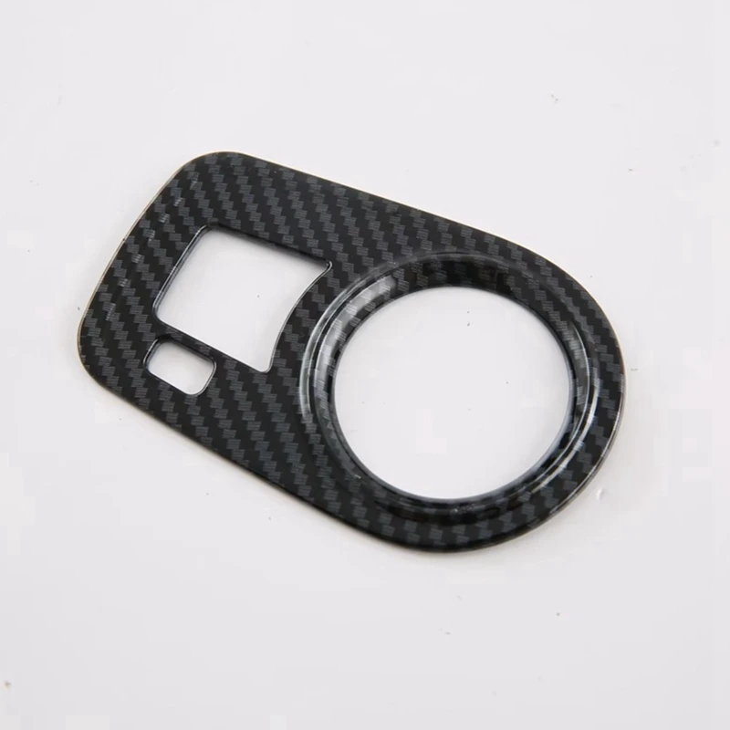 Headlamp Adjustment Switch Sticker Decoration Interior Accessories For MG 4 MG4 EV Mulan 2023 ABS Carbon Fiber