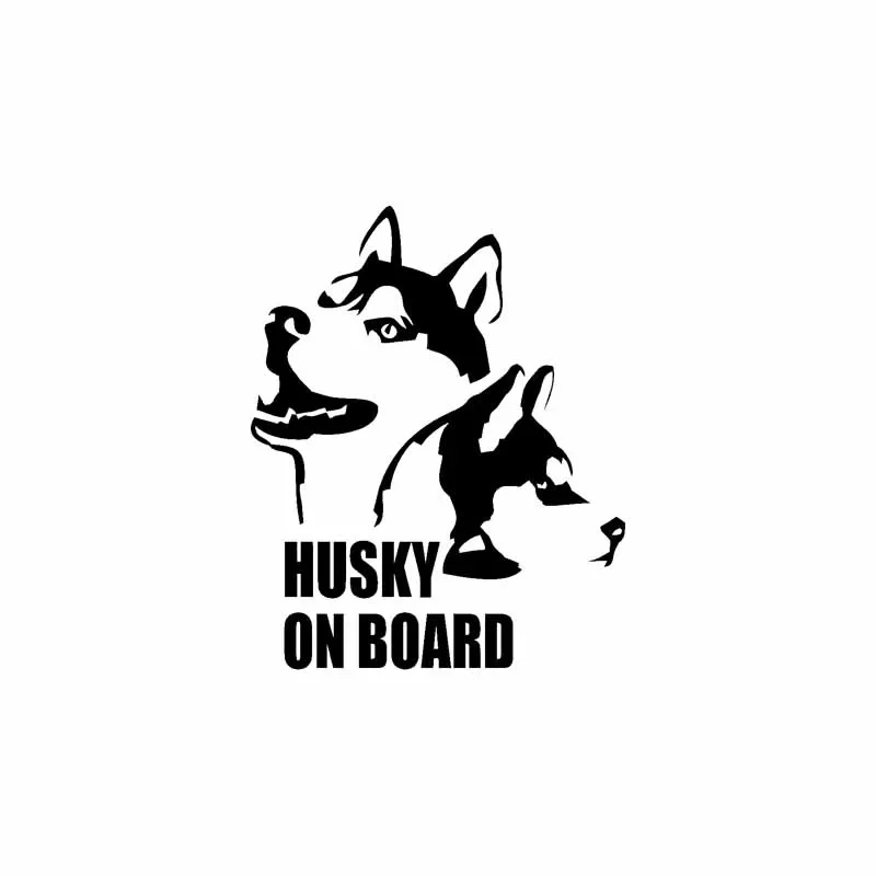 

Jpct Waterproof Cover Scratch Car Stickers Fun Husky Diesel Car Personality Creative Exterior Decoration Car Supplies PVC