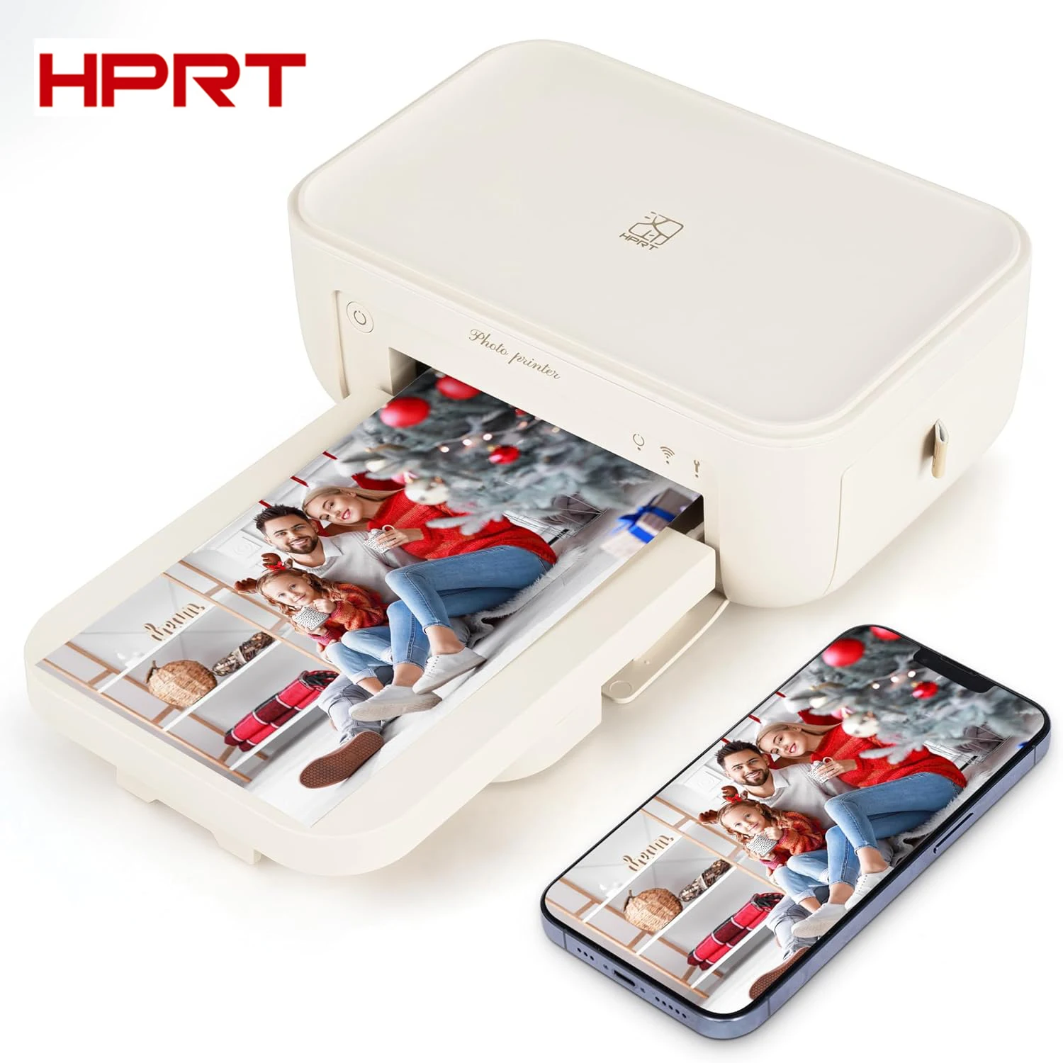 HPRT CP4100 Photo Printers 300 DPI High Resolution Instant Photo Printer CP4100 Thermal Sublimation Wireless Photo Printer