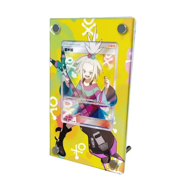 Pokemon Roxie Ptcg самодельная акриловая карточка кирпичный щит маленькая фоторамка Витрина коробка классика Аниме Коллекция искусственных подарков