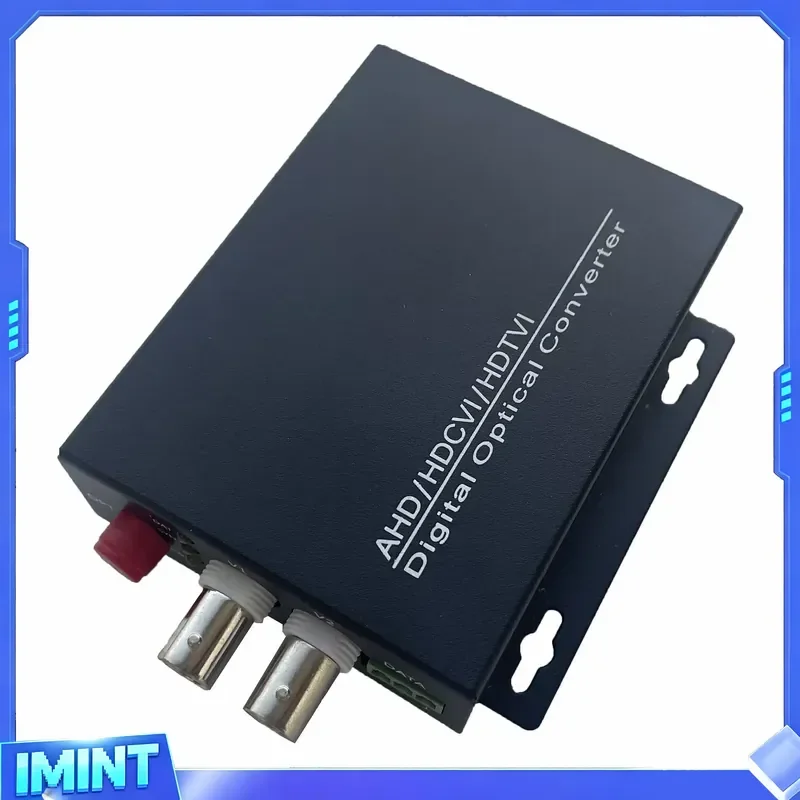 2 Channel Video CVI/TVI/AHD HD 1080P 2 Million Pixels BNC To Fiber Video Digital Optical Converter