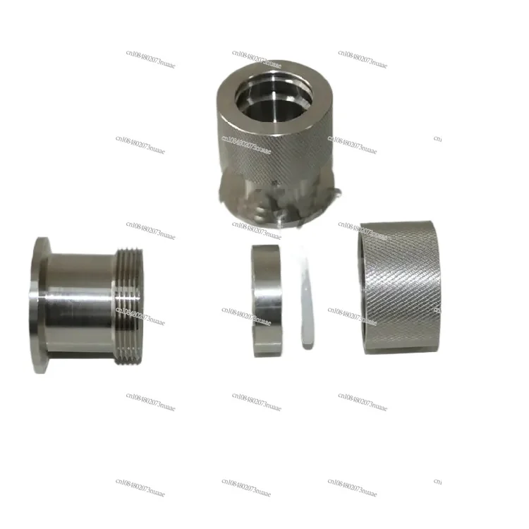 Stainless Steel Quartz Pipe Joint KF16 KF25 Flange Connection Quartz Pipe Joint