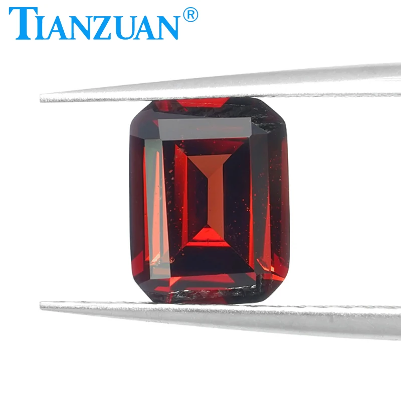 

2.44CT Natural Garnet Gemstone Red Color Octagonal Shape Brilliant Cut Loose Gem Stone with GRC Certified