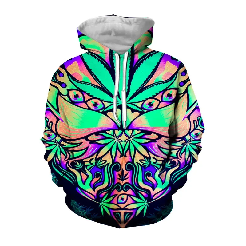 Jumeast 3D Abstract Psychedelic Printed Mens Hoodies Vintage Tops 90s Aesthetic Hoodie Oversize Loose Casual Fashion YK2 Clothes