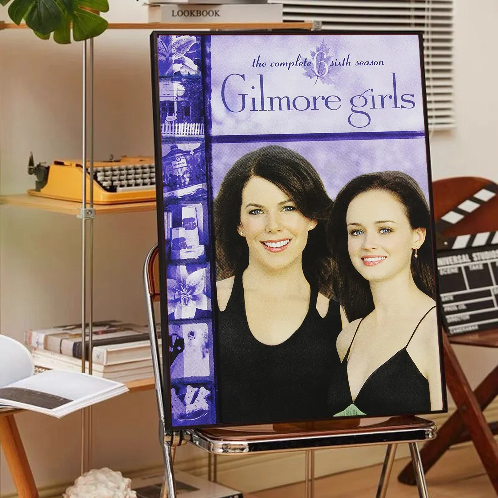 Gilmore Girls Self-adhesive Art Poster Retro Kraft Paper Sticker DIY Room Bar Cafe Stickers Wall Painting