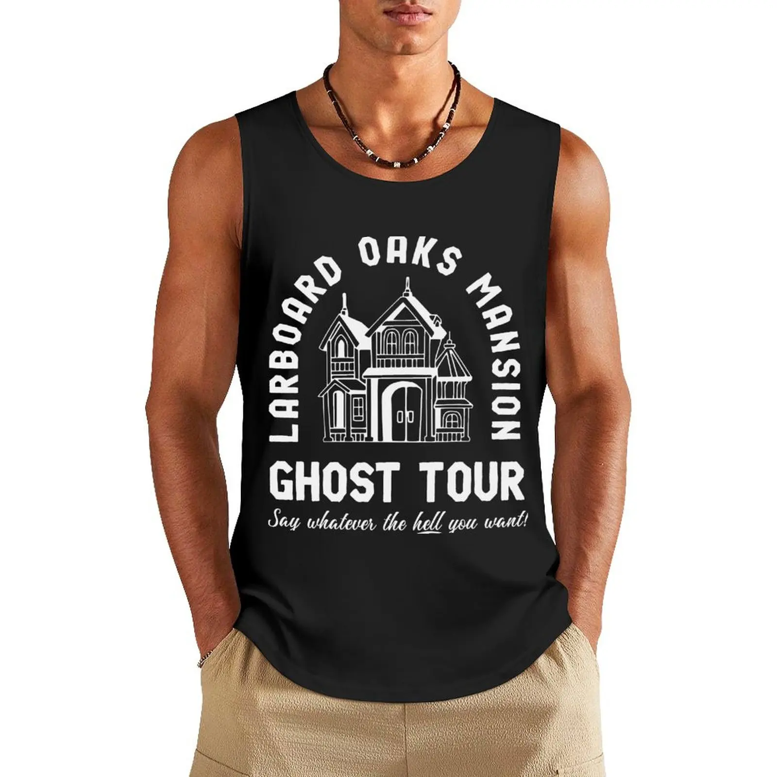 Tim Robinson I Think You Should Leave Ghost Tour Tank Top gym for men Body man cotton t-shirts man Male vest