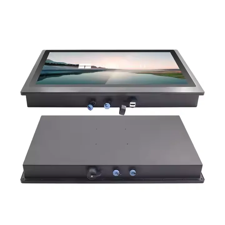 15.6 18.5 21.5 بوصة شاشات بحرية 1000-1500Nits سطوع عالية Ip66 مقاوم للماء بالسعة شاشة تعمل باللمس شاشة صناعية #3