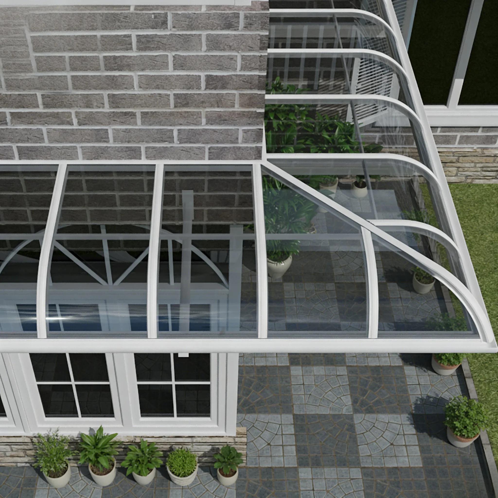Heavy Duty Best Selling Fixed Windproof Outdoor Gazebo Durable Waterproof Aluminum Alloy Frame Patio Balcony Garden Shed