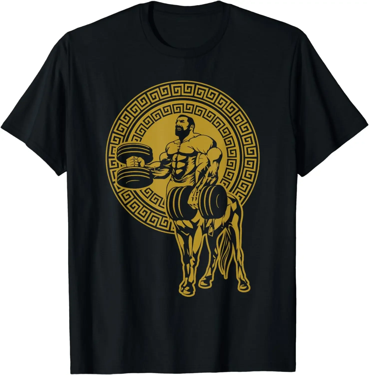 

Centaur Gym Fitness Muscle Training Deadlifts Workout T-Shirt 100% Cotton O-Neck Summer Short Sleeve Casual Mens T-shirt